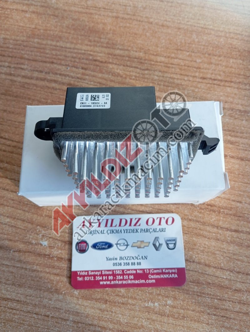 CN11-19E624-AA FORD COURİER KALORİFER REZİSTANSI 